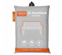 Siena Garden AquaShield Lot de 3 Housses de Protection pour Banc avec système Active Air 160 x 75 x 65 cm