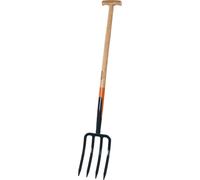 SIENA GARDEN Fourche à bêcher 4 dents avec manche en T