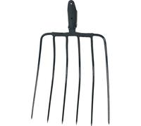 Siena Garden Fourche À Maïs Fourche De Compost 6 Dents Sans Manche Avec Douille