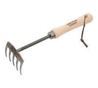 Siena Garden Petit Râteau 5 Dents Manche En Frêne Outil De Jardin Râteau À Main