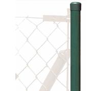 SIENA GARDEN Poteau de clôture galvanisé à chaud + vert 44 x 1750 mm