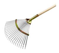 Siena Garden Professionnel Râteau Balai Eventail-Balai 45 CM Acier à Ressorts