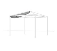 Siena Garden Schattenmanufaktur® Comuna Aquashield Housse de protection 100 % polyester Gris clair avec filtres ActiveAir