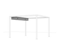 Siena Garden Schattenmanufaktur® Libera Housse de Protection Aquashield en 100% Polyester Gris Clair avec filtres ActiveAir®