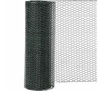 Siena Garden Treillis hexagonal en PVC, 13 x 1000 mm x 10 m, 1 Pièces, Vert, 457535