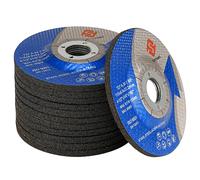 SIFANG 115x6mm meuleuse d'angle en métal roue de coupe en acier inoxydable feuille de meulage de fibres lame de meule en résine renforcée 10pcs