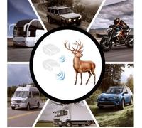 Sifflet Anti Gibier Ultrasons Voiture - Lot de 2 Anti Collision Animaux