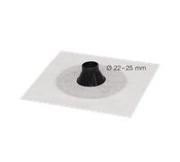 SIGA Fentrim manchette blanche diamètre 22-25mmm, pour tube vide x10 morceau