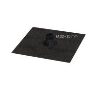 SIGA Fentrim manchette noir diamètre 22-25mm, pour tube vide x10 morceau