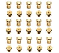 SIGANDG 15 Pcs Gicleur gaz Butane Universels,Gicleur gaz de ville | Injecteur gaz butane pour Cuisiniere Gaz Four Gaz,3×0.5mm,2×0.65mm,4×0.7mm,3×0.87mm,1×0.9mm,1×0.95mm,1×1.02mm