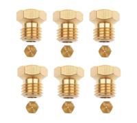 SIGANDG 6 Pièces Gicleur Butane Universels, Brûleurs à Gaz Naturel pour Plaque de Cuisson GPL, Jets, Buses et Injecteurs (0,5, 0,7, 0,87, 0,65, 0,9, 0,96)
