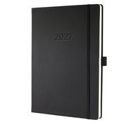 Agenda hebdomadaire Conceptum 2027, format A4+, noir