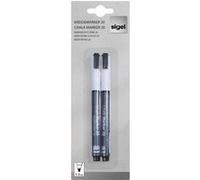 sigel Marqueur à craie S Pointe ogive 1–2 mm Assorti