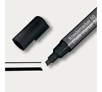 SIGEL BA180 Marqueur à craie liquide 50, effaçable, pointe biseautée largeur 1-5 mm, noir