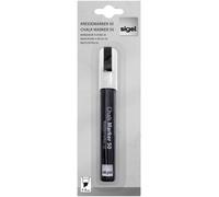 Sigel Marqueur à craie BA181 Pointe biseautée 1-5 mm Effaçable Blanc