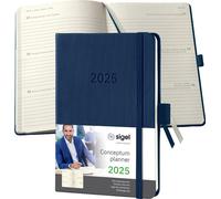 SIGEL C2563 SIGEL Taschenkalender Conceptum 2025 dunkelblau