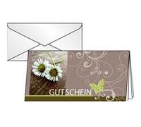 Sigel Design Folding Cards DC402 Favourite - Brillant - DL (210 x 99 mm) - 220 g/m² - 10 carte(s) carte + enveloppe de coupon