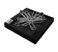 Sigel Distributeur de trombones Cintano S SA536 75 x 11 x 75 mm Noir