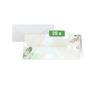 SIGEL DS199 Cartes de Noël "Christmas Forest Watercolor", DL, 25 cartes + enveloppes y compris enveloppes
