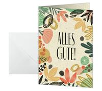 sigel DS612 sigel Carte de voeux "Colorful plants", (l)105 x (h)148 mm