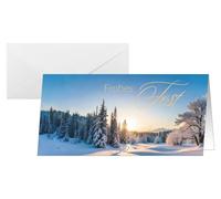 sigel DS638 Carte de Noël sigel « Winter Wonderland », format DIN long