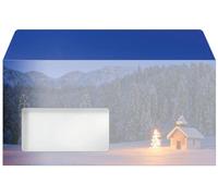 sigel DU645 Enveloppe sigel à motif de Noël « Christmas Chapel », format DIN long