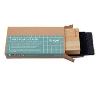SIGEL Effaceur à sec en bois 13 x 6 cm | BA120, magnétique, beige/anthracite