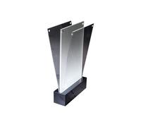 Sigel Frozenacrylic Présentoir Bureau Pour A5 Double Face Noir-Clair