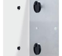 SIGEL GL221 Tableau blanc en verre / grand tableau magnétique en verre Artverum, 150x100 cm, gris