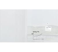SIGEL GL235 Tableau blanc en verre / grand tableau magnétique en verre Artverum, 240 x 120 cm, super-blanc