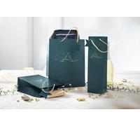 sigel GT034 sigel Sac cadeau de Noël "Christmas tree petrol", grand