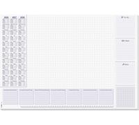 Sigel H6355 Sous-main planning hebdomadaire 2026, 2027, 2028 blanc (l x H) 59.5 cm x 41 cm 30 feuille(s) 1 pc(s)