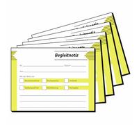 Sigel hF142 begleitnotiz 100 x 75 mm-lot de 5