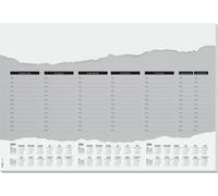 SIGEL HO305 SIGEL Sous-main Weekly Planner blanc/gris 52 feuilles