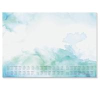 Sous-mains bloc papier 'Watercolor Sea', 595 x 410 mm
