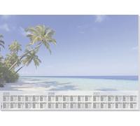 Sigel HO470 Sous-main Plage calendrier 3 ans multicolore (l x H) 595 mm x 410 mm