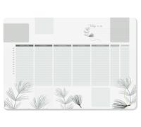 Sous-mains bloc papier 'Weekly Planner Nature'