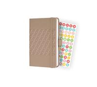 SIGEL J3200 Agenda Semainier Jolie 2023, environ A6, Brun, Hardcover, 2 Pages = 1 Semaine, 174 S.