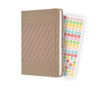 SIGEL J3201 Agenda Semainier Jolie 2023, environ A5, Brun, Hardcover, 2 Pages = 1 Semaine, 174 S.
