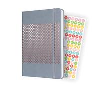 SIGEL J3209 Agenda Semainier Jolie 2023, environ A5, Gris Clair, Hardcover, 2 Pages = 1 Semaine, 174 S.