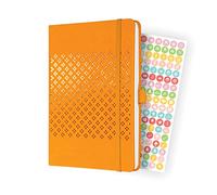 SIGEL J3211 Agenda Semainier Jolie 2023, environ A5, Orange, Hardcover, 2 Pages = 1 Semaine, 174 S.