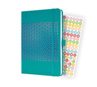 SIGEL J3215 Agenda Semainier Jolie 2023, environ A5, Bleu, Hardcover, 2 Pages = 1 Semaine, 174 S.
