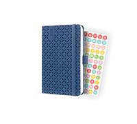 SIGEL J4100 Jolie Agenda semainier 2024, couverture rigide, 9,5 x 15 cm, 174 pages, bleu