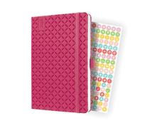SIGEL J4105 Jolie Agenda semainier 2024, couverture rigide, 13,5 x 20,3 cm, 174 pages, rose