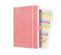 SIGEL J4111 Jolie Agenda semainier 2024, couverture rigide, 13,5 x 20,3 cm, 174 pages, rosé