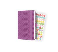 SIGEL J4114 Jolie Agenda semainier 2024, couverture rigide, 9,5 x 15 cm, 174 pages, violet, ca. A6