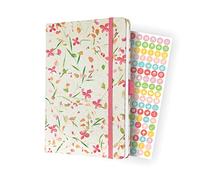 SIGEL J4307 Jolie Agenda semainier 2024, Bloom Pink, 13,5 x 20,3 cm, couverture rigide, 174 pages, blanc, rose, ca. A5