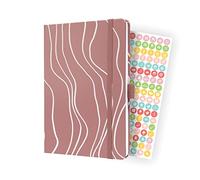 SIGEL J4351 Jolie Agenda semainier 2024, Rosy Meringue, 13,5 x 20,3 cm, couverture rigide, 174 pages, rosé