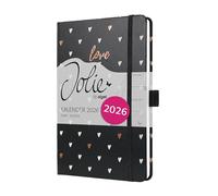 SIGEL J6335 Agenda semainier, A5, noir | Calendrier, Planificateur, Agenda hebdomadaire, Organisateur, Journal | certifié FSC - Jolie