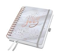 SIGEL J6605 Agenda semainier a spirale, A5, gris | Calendrier, Planificateur, Agenda hebdomadaire, Organisateur, Journal | certifié FSC - Jolie